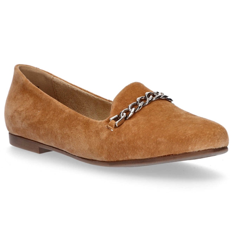 Läder loafers Filippo DP1219 / 20 Ca Camel brun