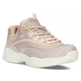 Skinnsneakers för dam Filippo DP1411 / 20 Pi rosa