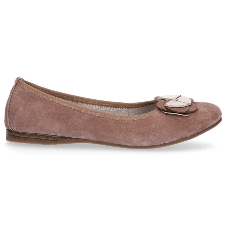 Läderballerinor Filippo DP1216 / 20 Sd sand beige brun