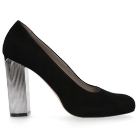 Filippo 1440 Black Mocka Pumps svart