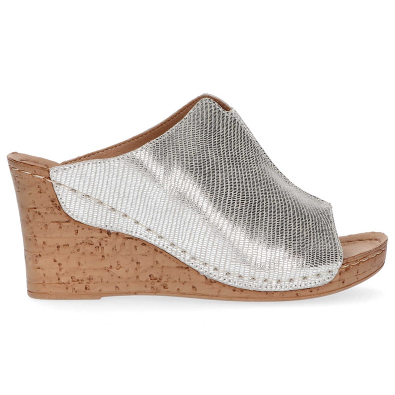 Skinntofflor Filippo DK786 / 20 Si silver silver-