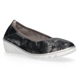 Läderskor Filippo DP046 / 18 Nv Fl marinblå svart