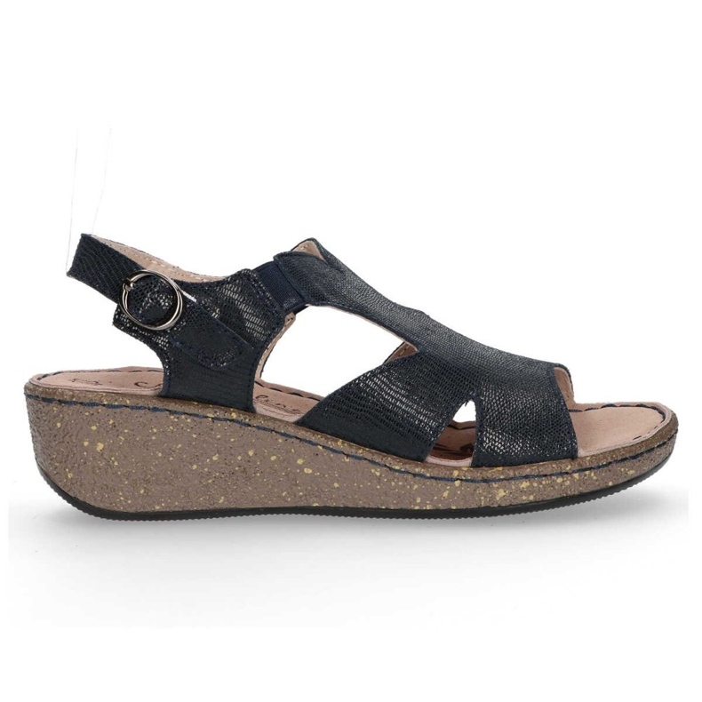 Lädersandaler Filippo DS097 / 18 Nv marinblå