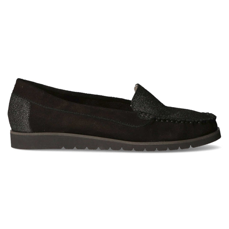 Filippo 10065 loafers svart + silverglitter