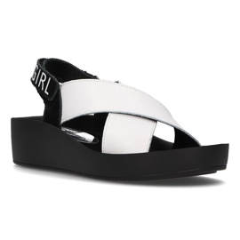 Lädersandaler Filippo DS2060 / 21 Wh vit