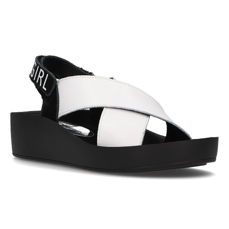 Lädersandaler Filippo DS2060 / 21 Wh vit