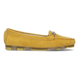 Läder loafers Filippo DP1202 / 21 Yl gul