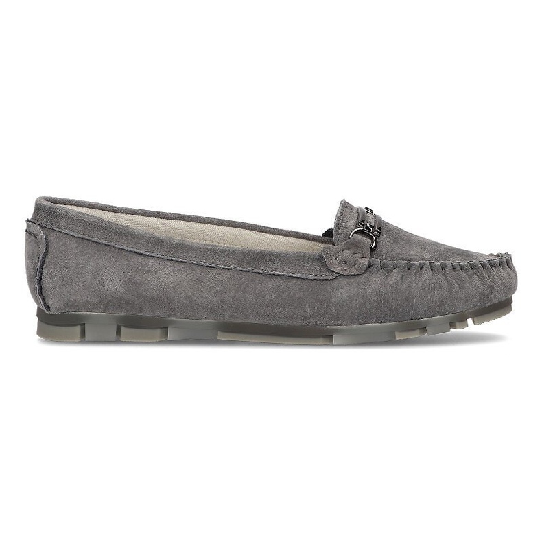 Läder loafers Filippo DP1202 / 21 Gr grå