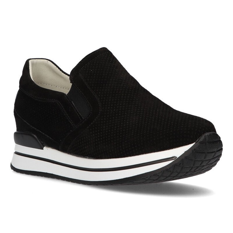 Lädersneakers Filippo DP1512 / 21 Bk svarta