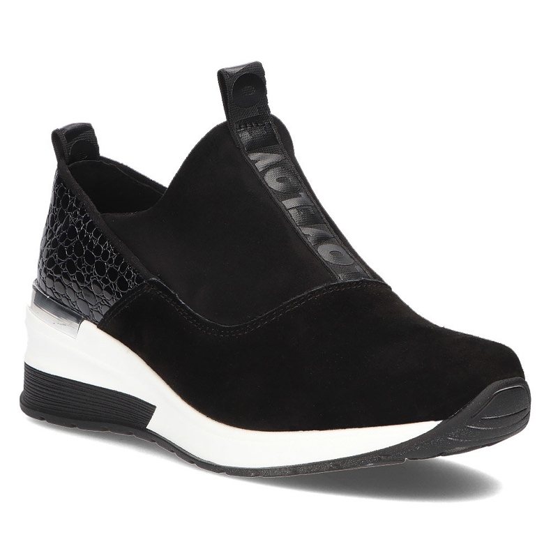 Läder Sneakers Filippo DP1689 / 21 Bk Svart