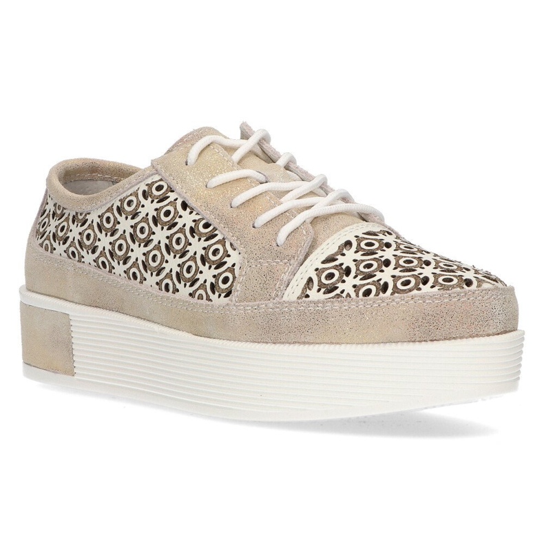 Läderskor FILIPPO DP2026 / 21 Go guld gyllene