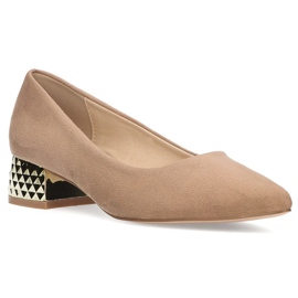 Pumps höga klackar FILIPPO DP2101 / 21 Beige