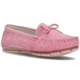 Läder loafers Filippo DP1204 / 21 Pi rosa
