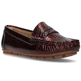 Läder loafers Filippo DP2139 / 21 Br brun