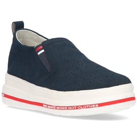 Läderskor Filippo DP2009 / 21 Nv marinblå