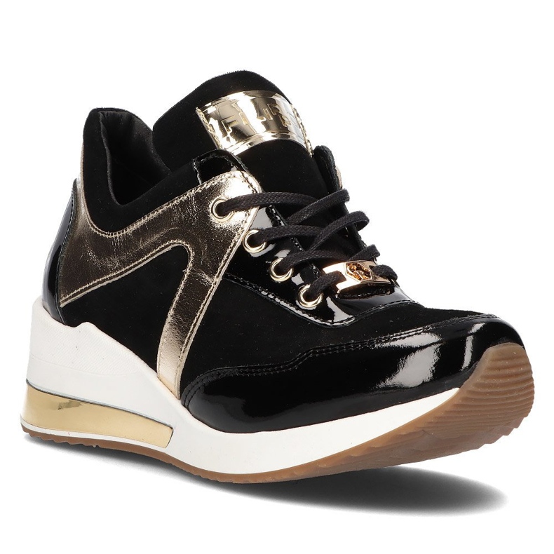 Lädersneakers Filippo 086 svarta