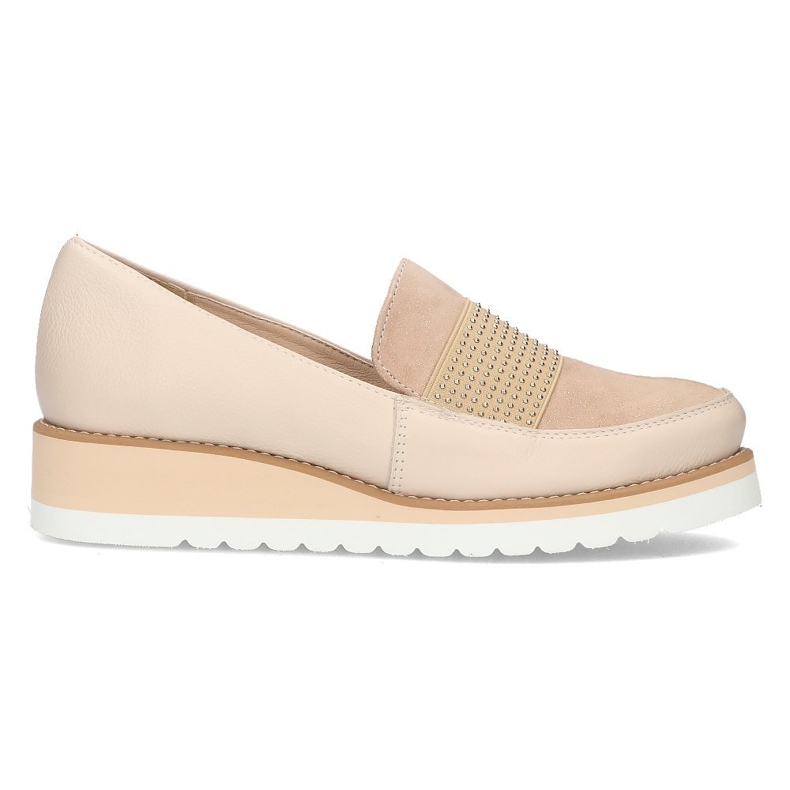 Läderskor Filippo 091 beige