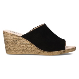 Skinntofflor Filippo DK2143 / 21 Bk svarta