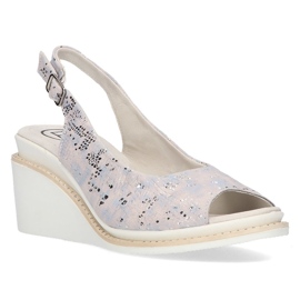 Lädersandaler Filippo DS2150 / 21 Si silver