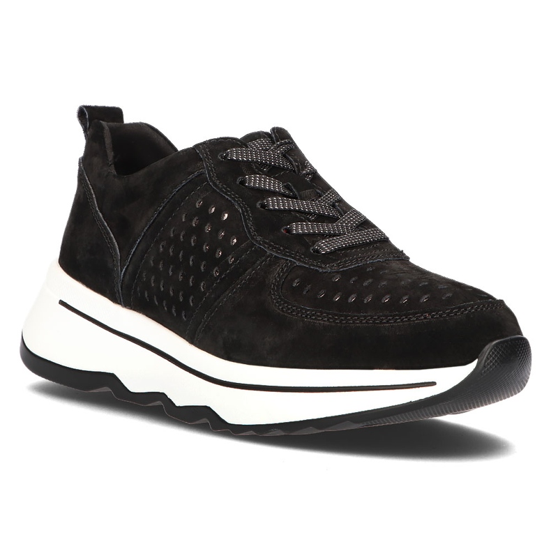 Filippo Lädersneakers DP3171 / 21 Bk svarta