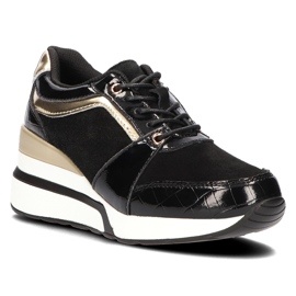 Lädersneakers Filippo DP3167 / 21 Bk svart