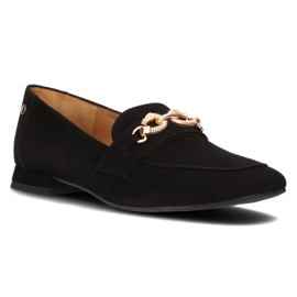 Läder loafers Filippo 05313 svart