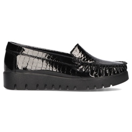 Läderskor Filippo DP3024 / 21 Bk Cr svarta