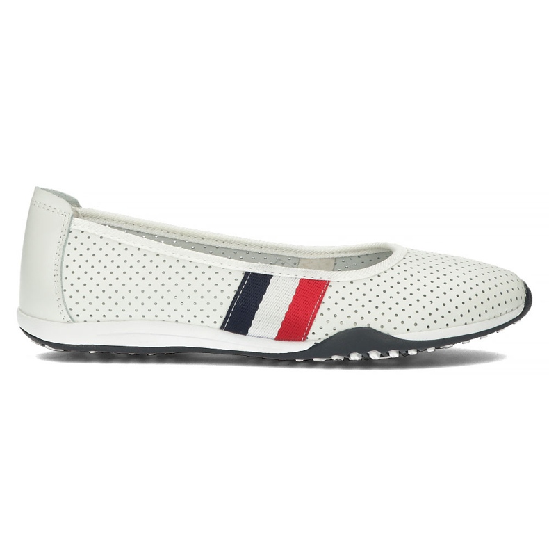 Läderskor Filippo DP2063 / 22 Wh vita