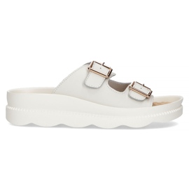 Skinntofflor Filippo DK3599 / 22 Wh vita