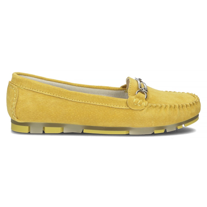 Läder loafers Filippo DP1202 / 22 Yl gul