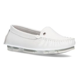 Läder loafers Filippo DP2037 / 22 Wh vit