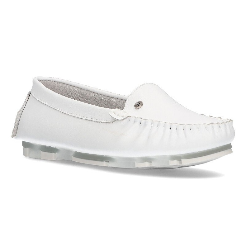 Läder loafers Filippo DP2037 / 22 Wh vit