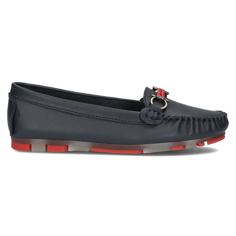 Läder loafers Filippo DP3613 / 22 Nv Rd marinblå