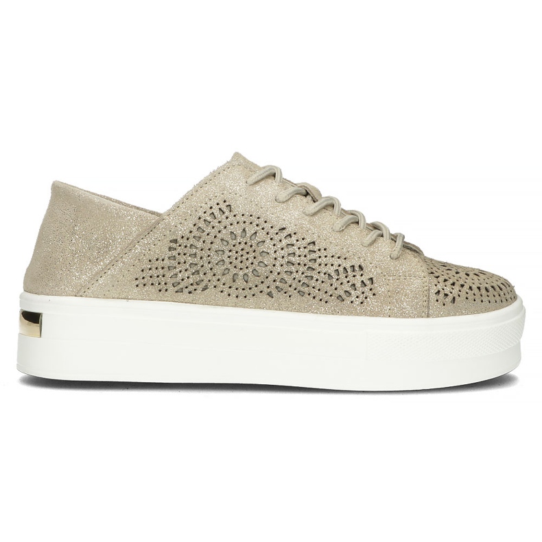 Läderskor FILIPPO DP3529 / 22 Go golden gyllene