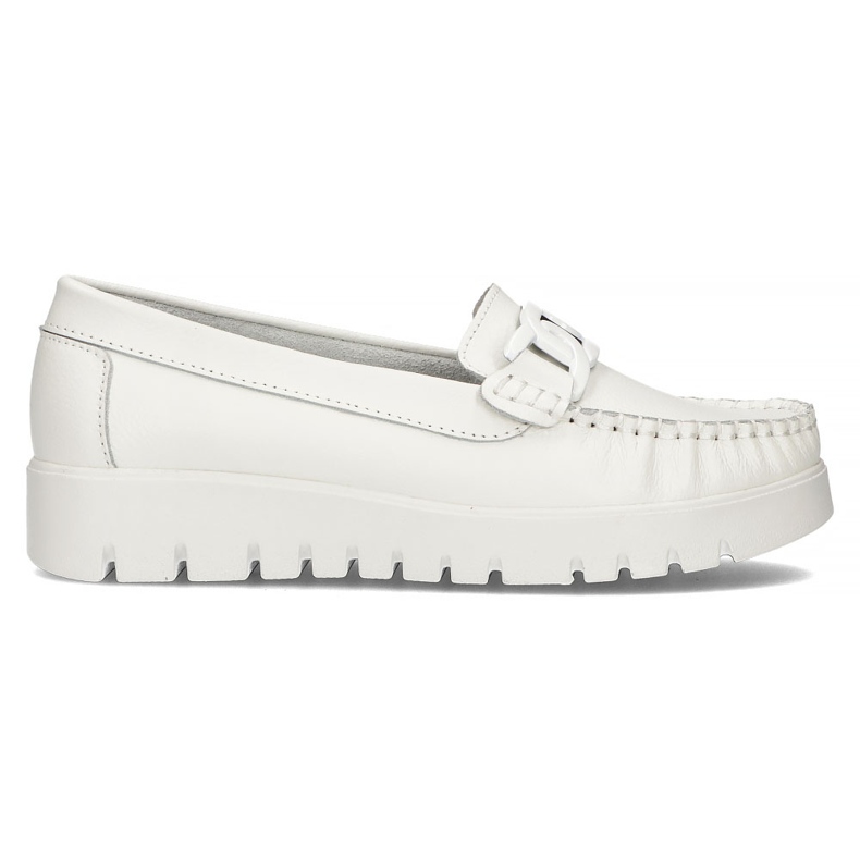 Läder loafers Filippo DP3334 / 22 Wh vit