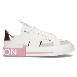 Filippo GG599 rosa sneakers vit mångfärgad