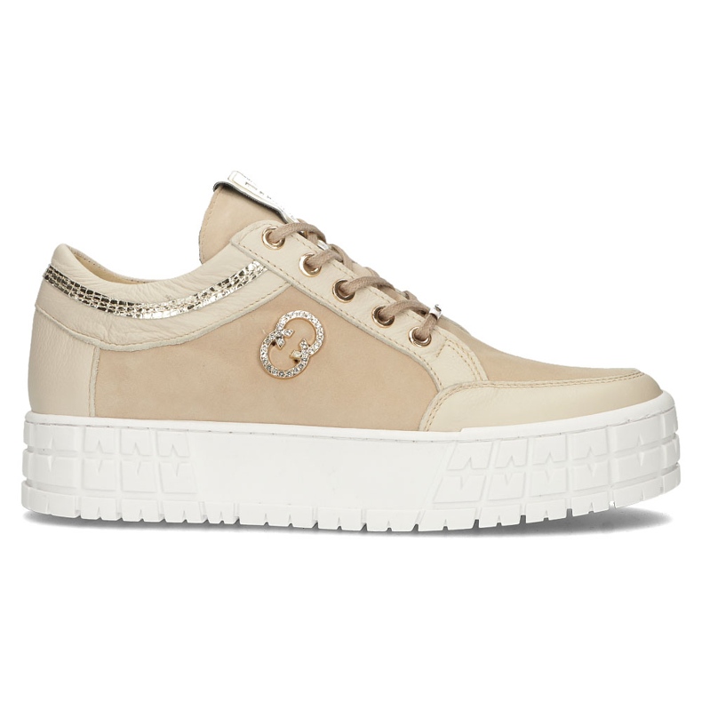 Lädersneakers Filippo 149 beige