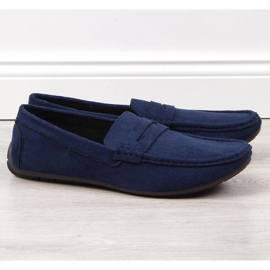 Slip on loafers M EVE340B marinblå
