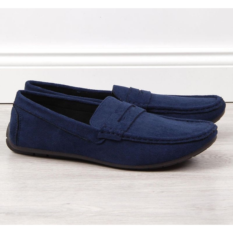 Slip on loafers M EVE340B marinblå
