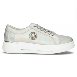 Läderskor FILIPPO DP3506 / 22 Si silver