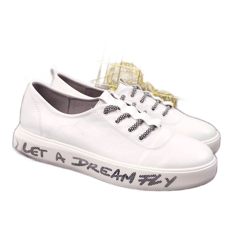 Sportsneakers på S. Barski W OLI145 plattform vit