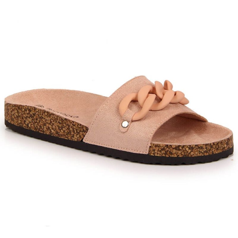 Tofflor med kedja Potocki W WOL65 rosa