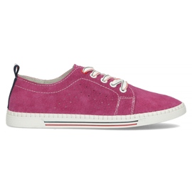 Läderskor Filippo DP3507 / 22 Fh fuchsia rosa