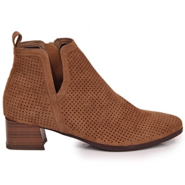 Genombrutna stövlar Vinceza W JAN89B brun