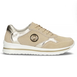 Lädersneakers Filippo DP3544 / 22 Be beige