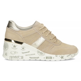 Läder Sneakers Filippo DP3550 / 22 Be beige