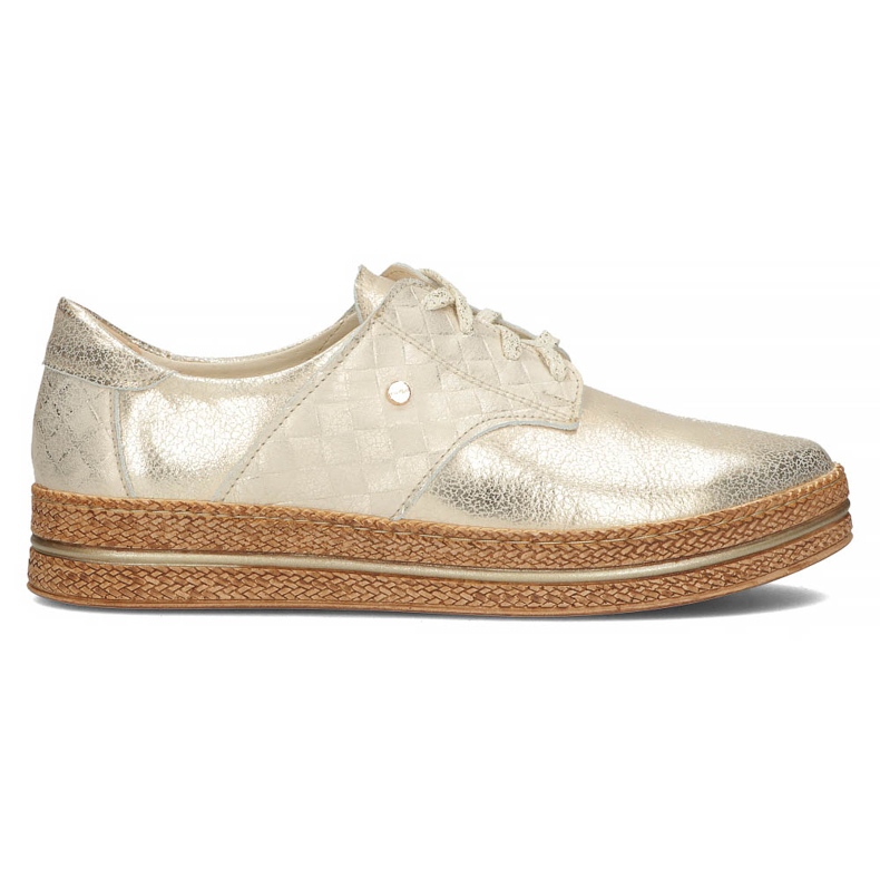 Läderskor Filippo 10123 guld gyllene