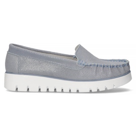Läder loafers Filippo DP3534 / 22 Bl blå