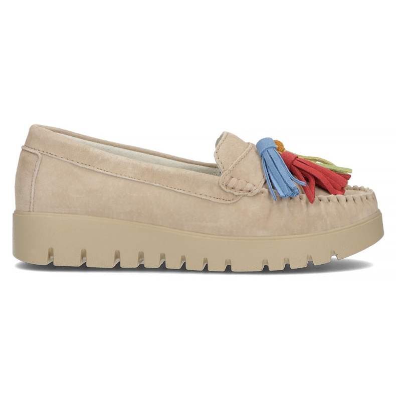 Läderskor Filippo DP3535 / 22 Be beige