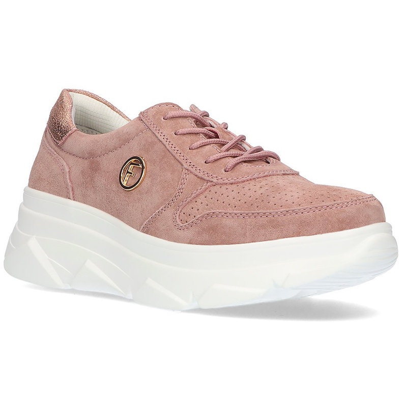 Läder Sneakers Filippo DP2138 / 22 Lt Pi rosa